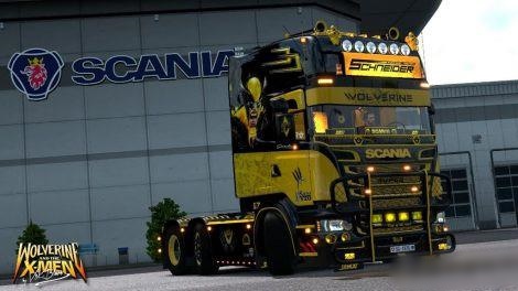 ETS2 - Scania V8K R520 Wolverine Skin (1.37.x)