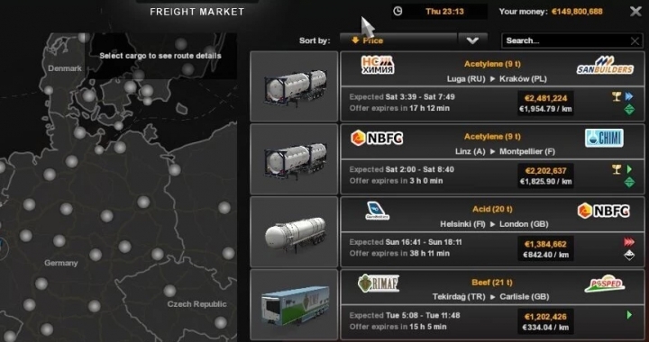 ETS2 - Double Job Reward V2.0 (1.40.x)