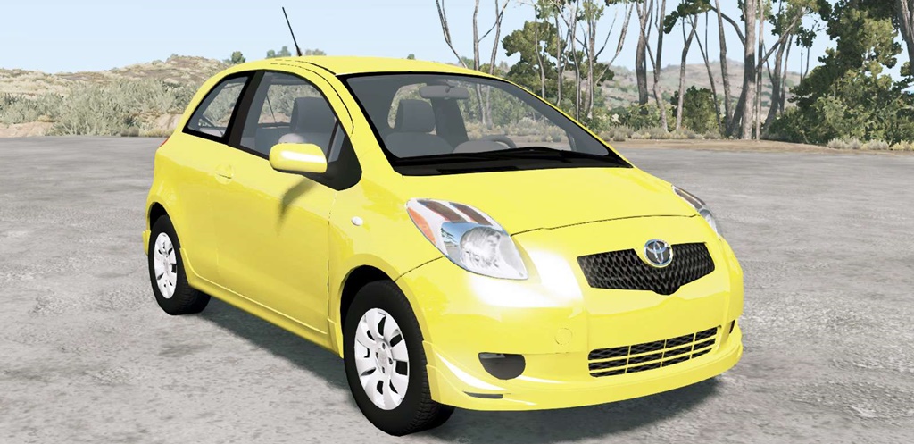 BeamNG - Toyota Yaris S 3-Door 2007 Car Mod