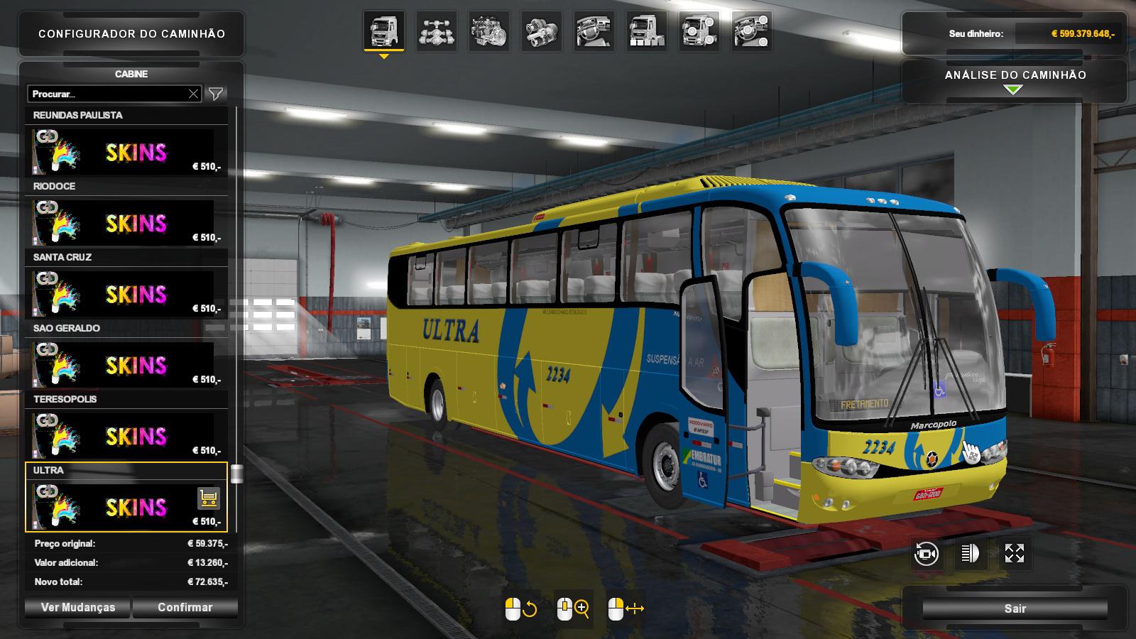 ETS2 - G6 1200 Toco Volvo Bus Mod (1.35.x)