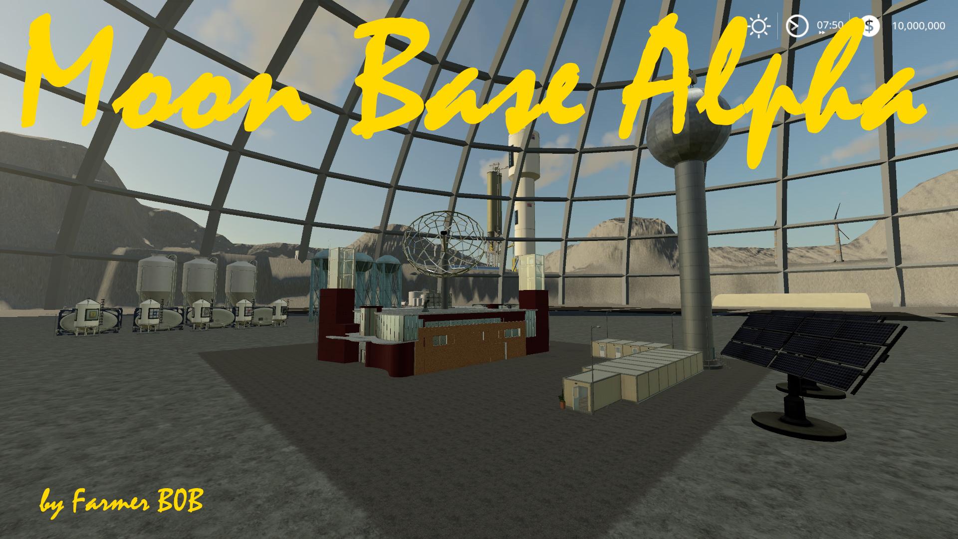 FS19 - Moon Base Alpha V001