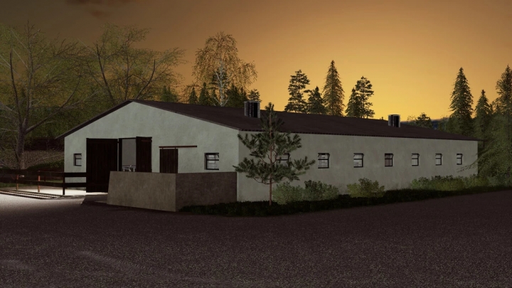 FS19 - Cowshed 80s V1.0