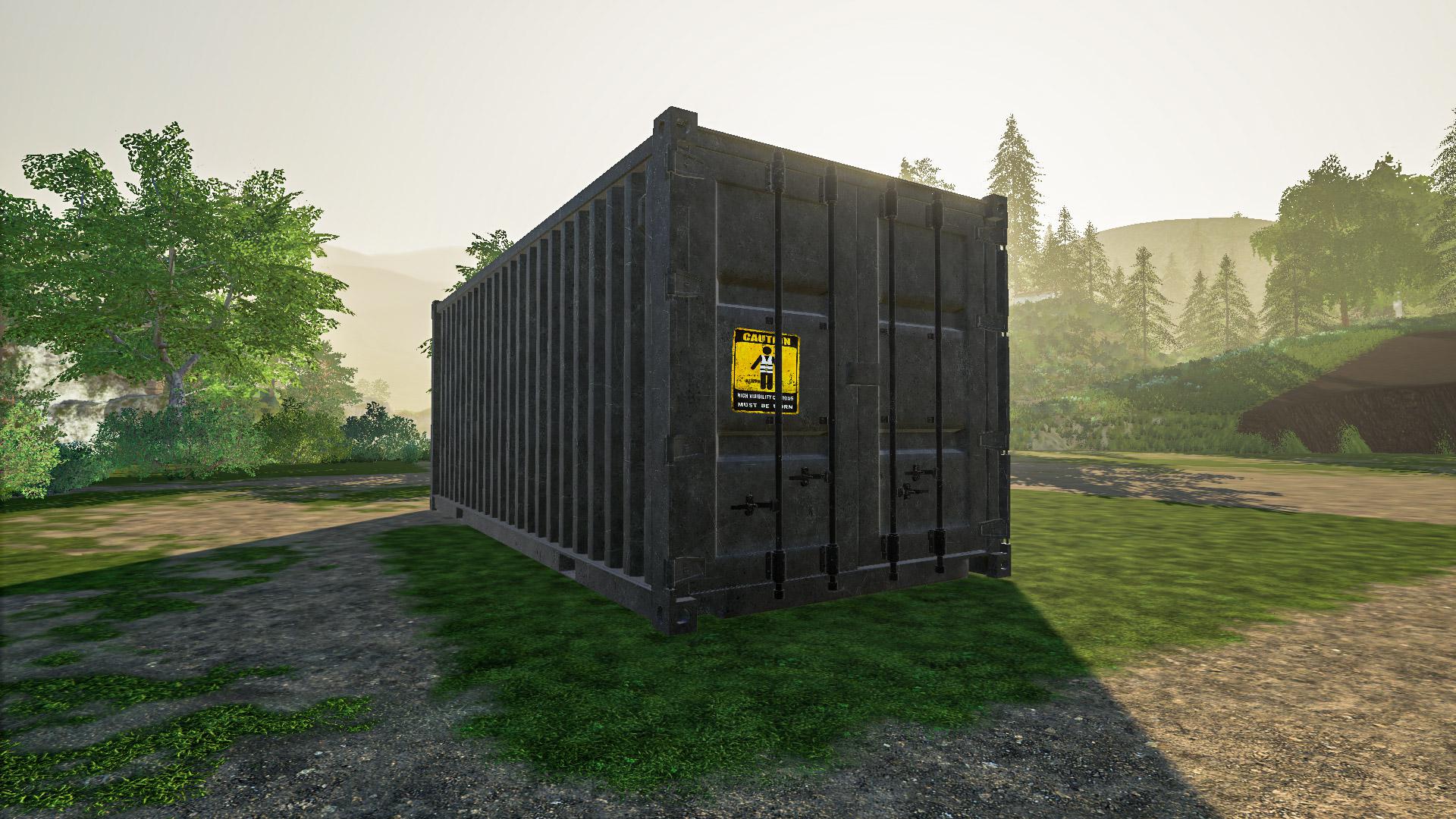 FS19 - Container Shed V1.0