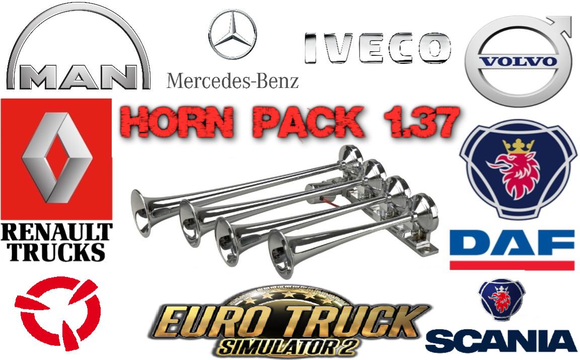 ETS2 - Horn Pack (1.37.x)