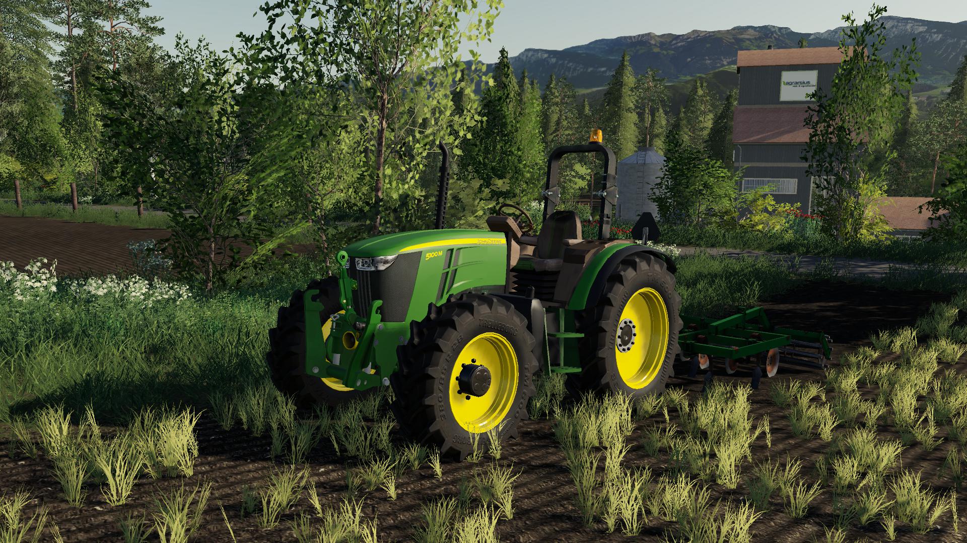 FS19 - John Deere 5100M Tractor V1.0