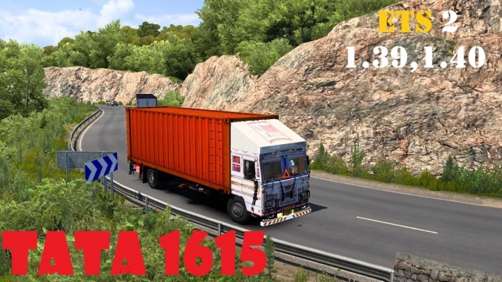 ETS2 - Tata 1615 Container Truck V2.3 (1.40.x)
