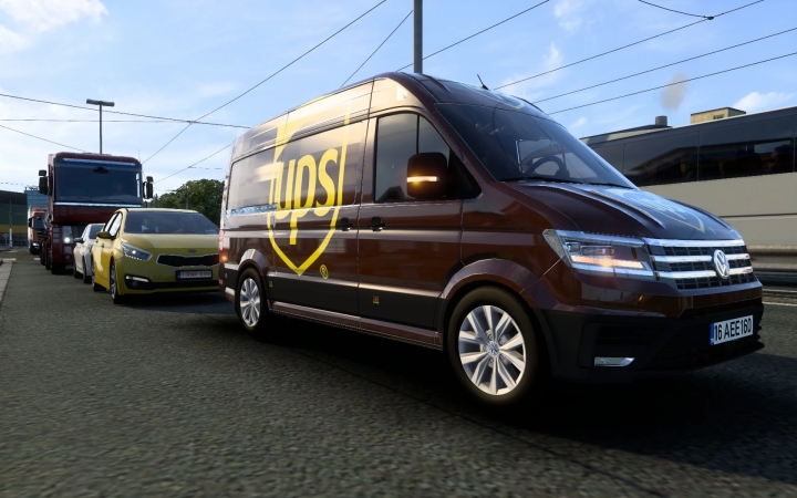 ETS2 - Volkswagen Crafter UPS Skin (1.40.x) | Euro Truck Simulator 2 ...