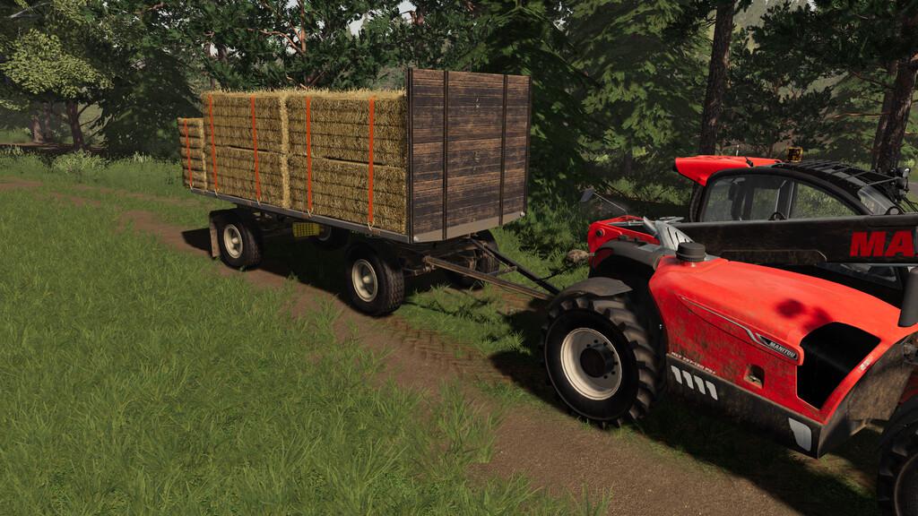 FS19 - HW80 Bale Trailer V1