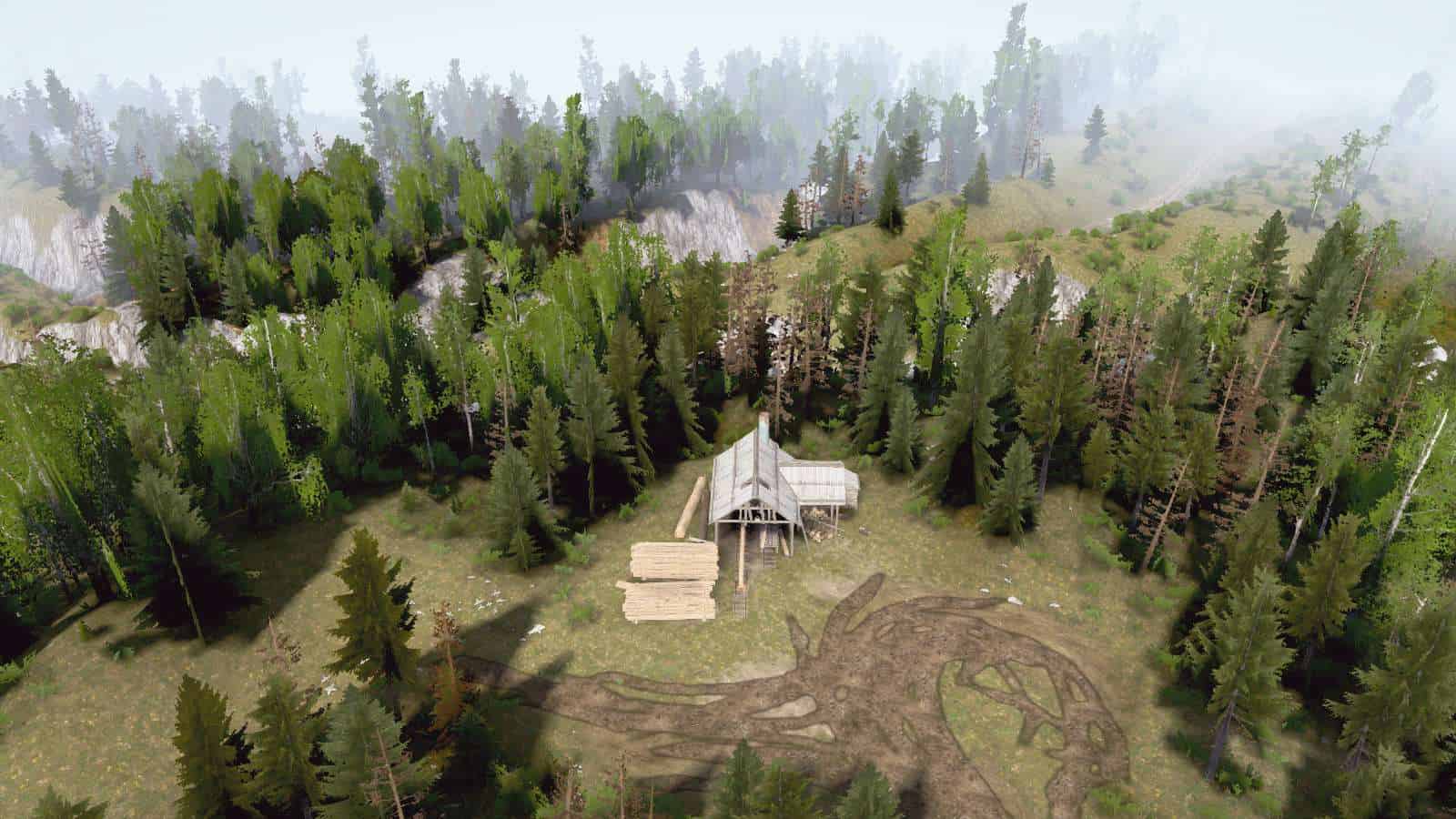 Spintires:Mudrunner - B4 Rise of Earth Map
