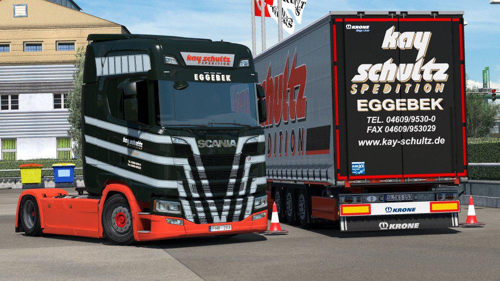 ETS2 Kay Schultz Spedition GmbH Skin Pack V1.1 (1.36.x) Euro Truck