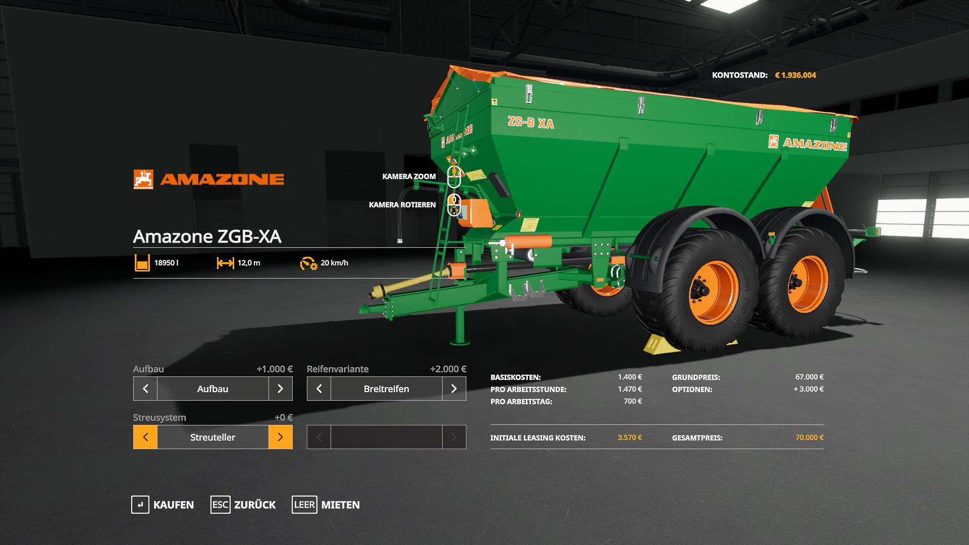 FS19 - Amazone ZGB-XA V1.0