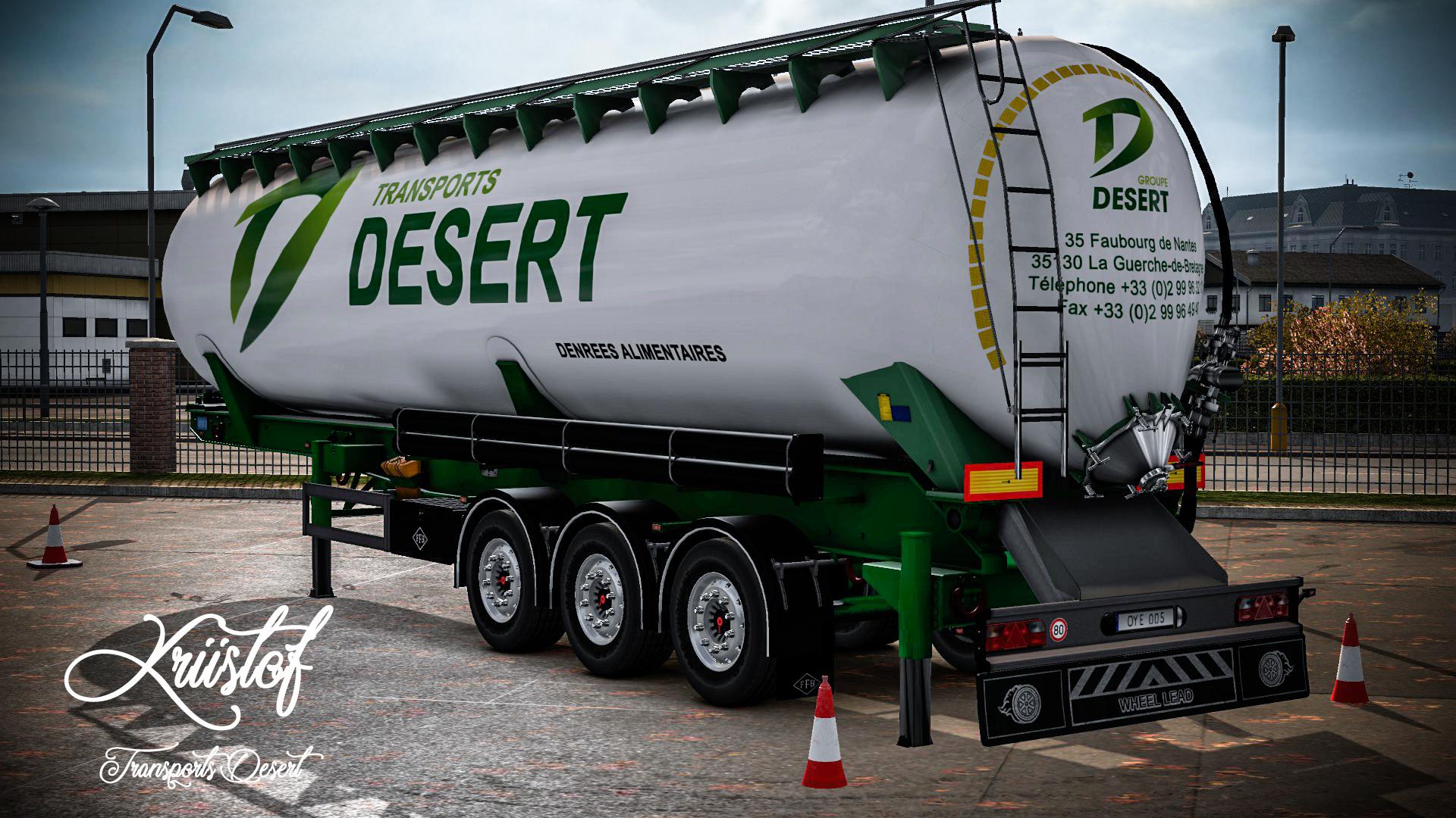 ETS2 - Owned Feldbinder Silo Trailer (1.37.x)