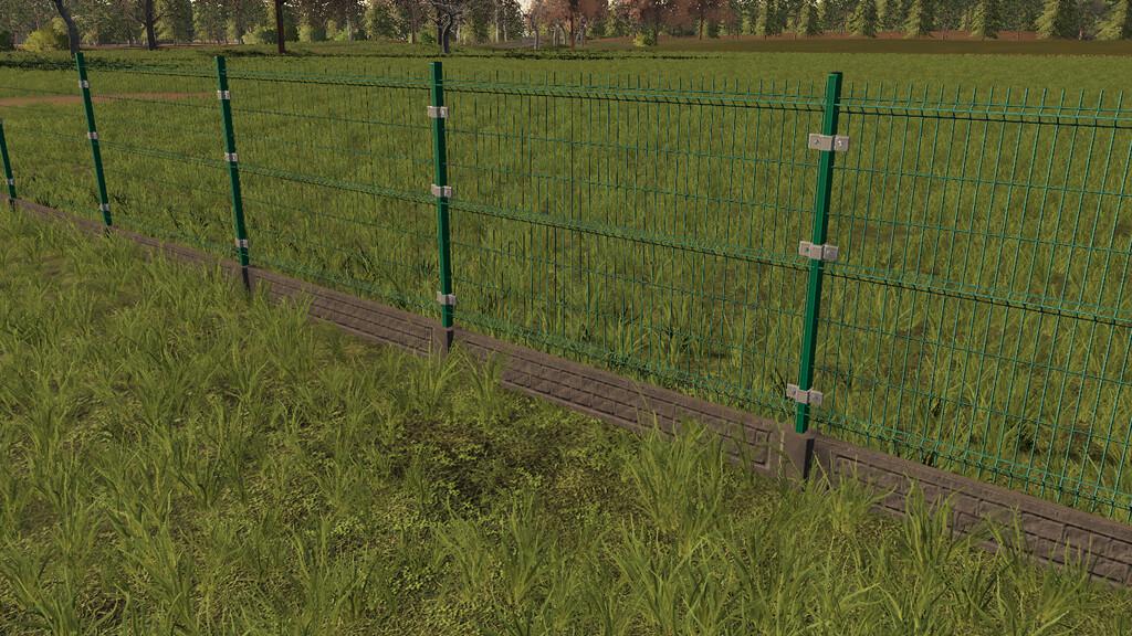 FS19 - Panel Fence And Gate V1.0