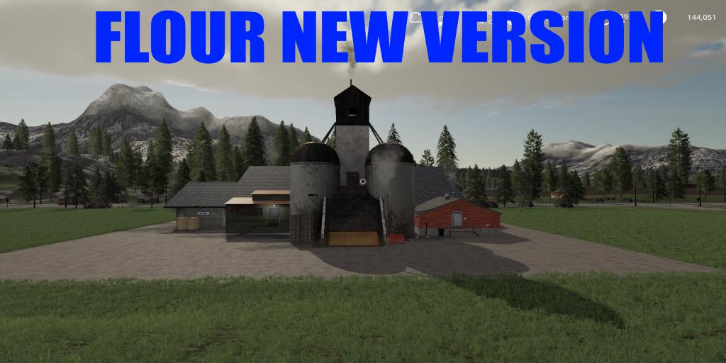 FS19 - Placeable Flour New Version V1.0