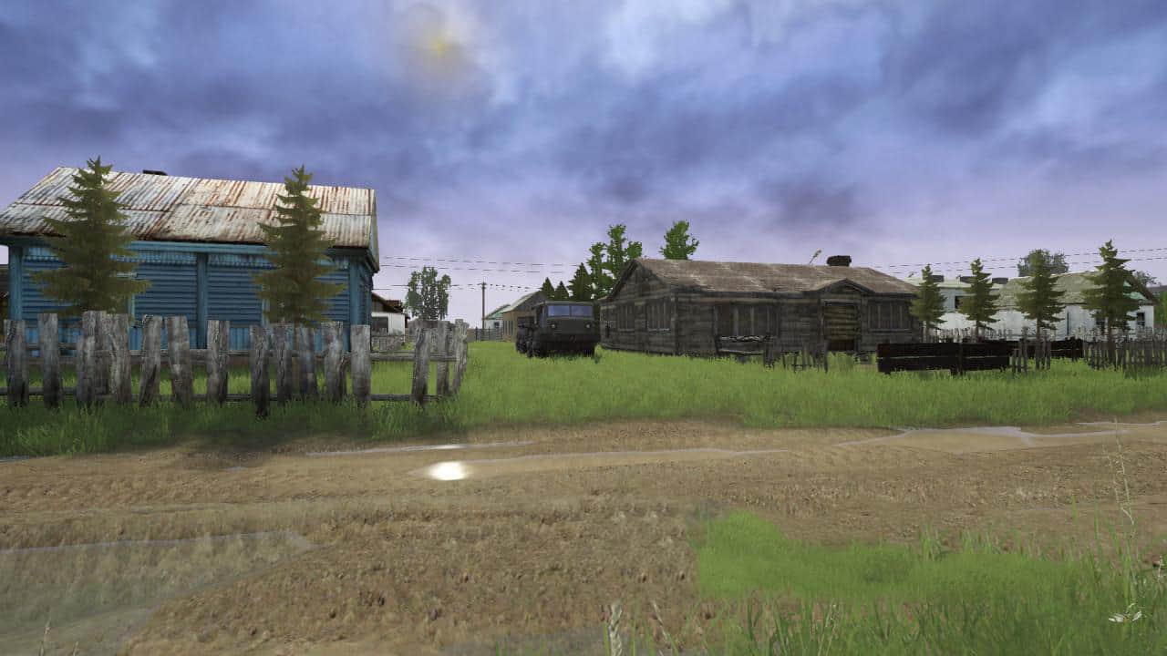 Spintires:Mudrunner - Unfamiliar Village Map V1.0