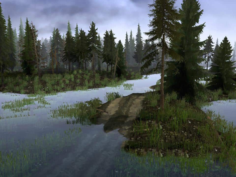 Spintires:Mudrunner - Scary Case Map V1