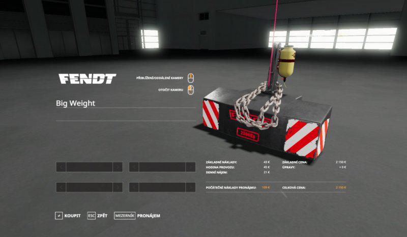 FS19 - Fendt Weight V1.0