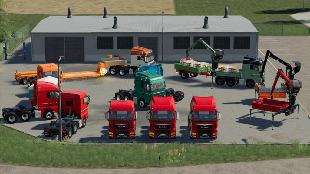 Fs19 Man Tgx Semi Truck Pack V1001 Farming Simulator 19 Modsclub 2679