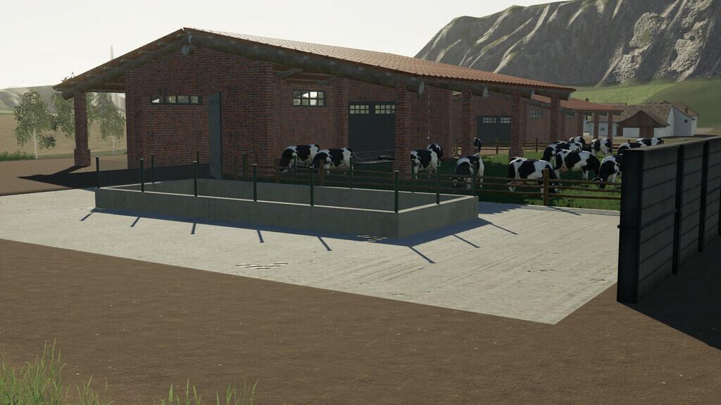 FS19 - Brick Shed Pack Italian Style V1.2