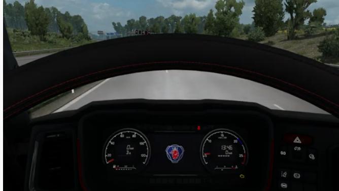 ETS2 - Next Gen Scania Custom Dash V1.0 (1.39.x)