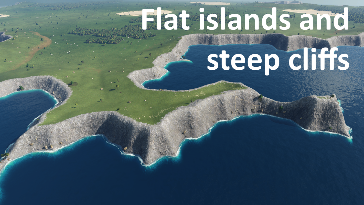 Transport Fever 2 - Enhanced Terrain Generator (Tropical)