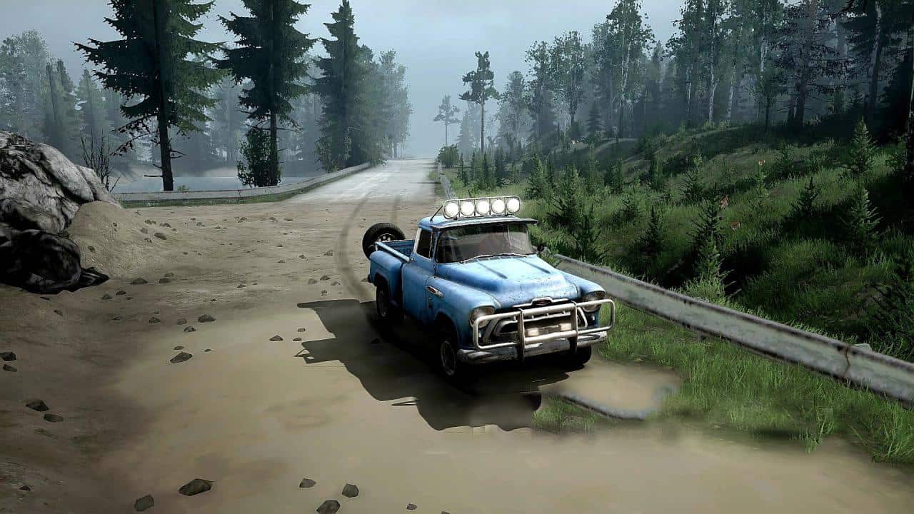 Spintires:Mudrunner - City Which Does Not Exist Map V1.0