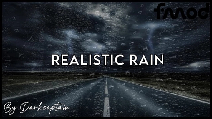 ETS2 - Realistic Rain V3.9.1 (1.40.x)