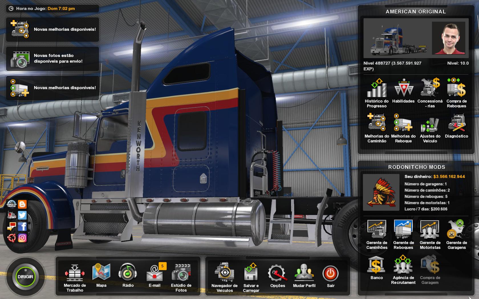 ATS - Orginal Map for Profile Mod (1.39.x)
