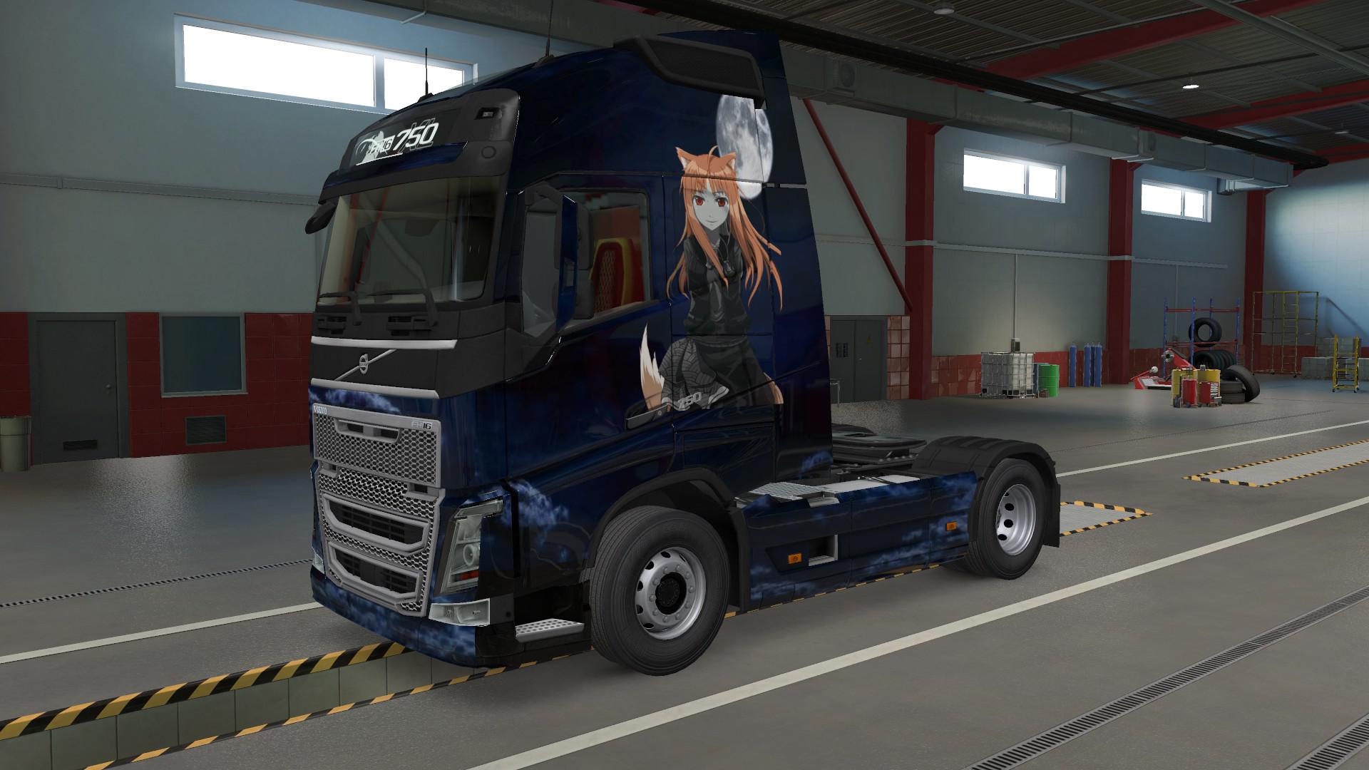 ETS2 - Volvo FH Dark Holo Skin (1.39.x)