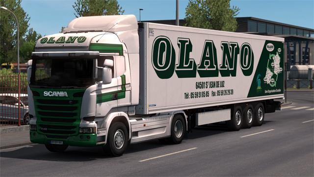 ETS2 - Combo Olano Skins V1.0 (1.36.x)