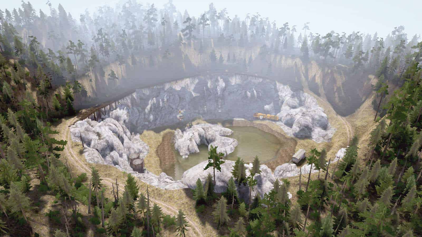 Spintires:Mudrunner - Abandoned Valley 2 Map