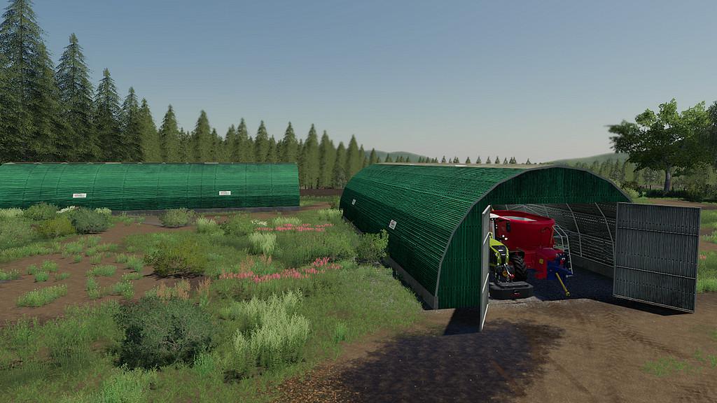 FS19 - Placeable Storage Tunnel EasySheds V1.0