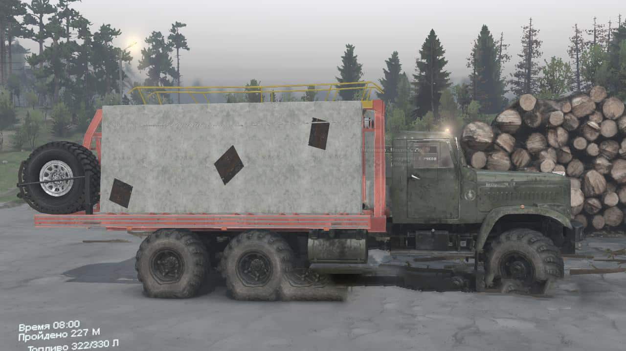 Spintires - Series Builders Pipeline and Plitovoz V1.0
