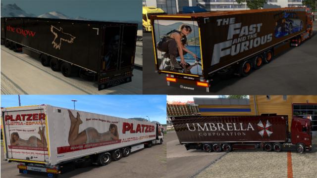 ETS2 - Krone Trailers Skin Pack V1.0 (1.36.x)