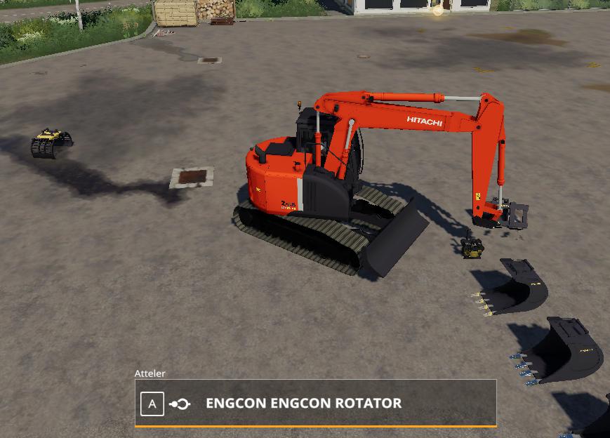 FS19 - Excavatrice Hitachi V1.5 | Farming Simulator 19 | Mods.club