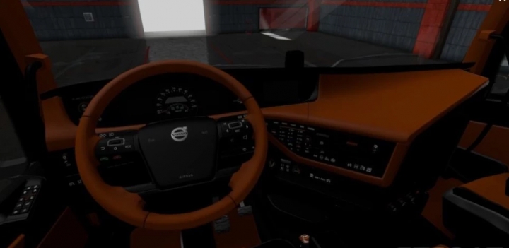 ETS2 - Volvo FH 2012 Black - Brown Interior (1.41.x)