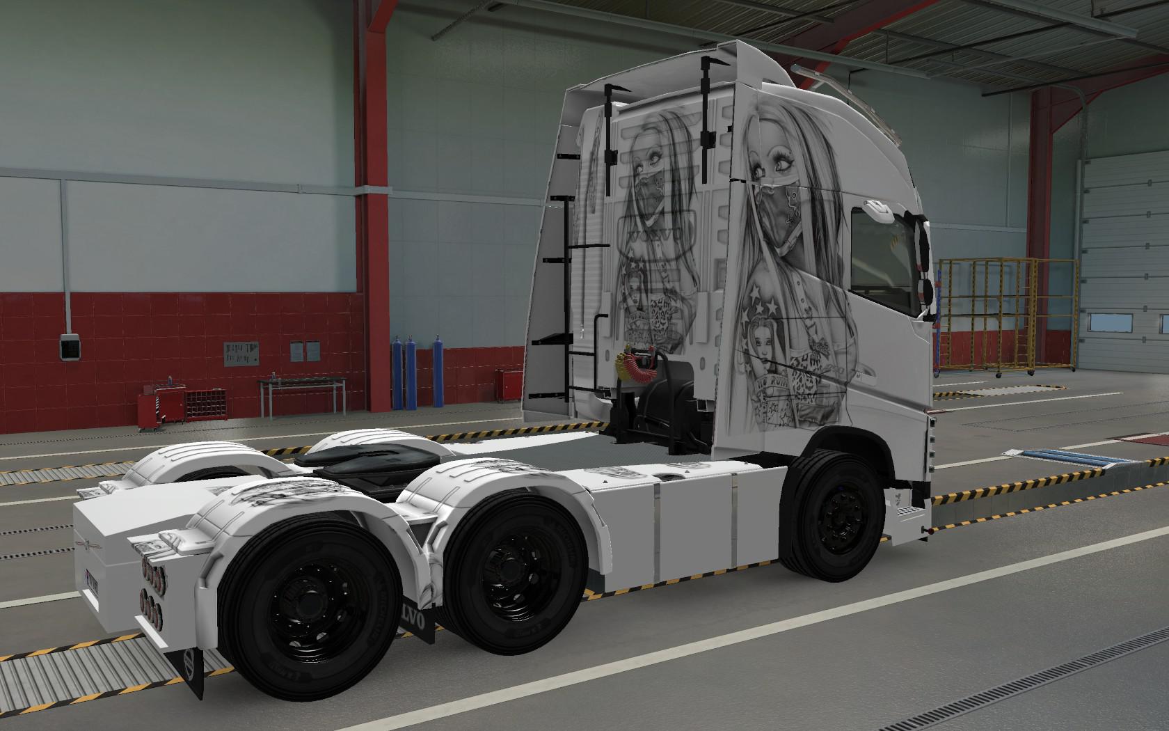 Ets2 Volvo Fh16 2012 Use Mask Skin 1 37 X Euro Truck Simulator 2