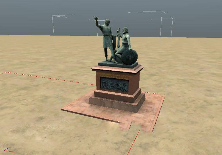 Spintires - Object Monument to Minin and Pozharsky V1.0.0