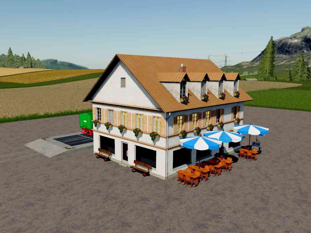 FS19 - Hotel Restaurant Selling Station V1.0