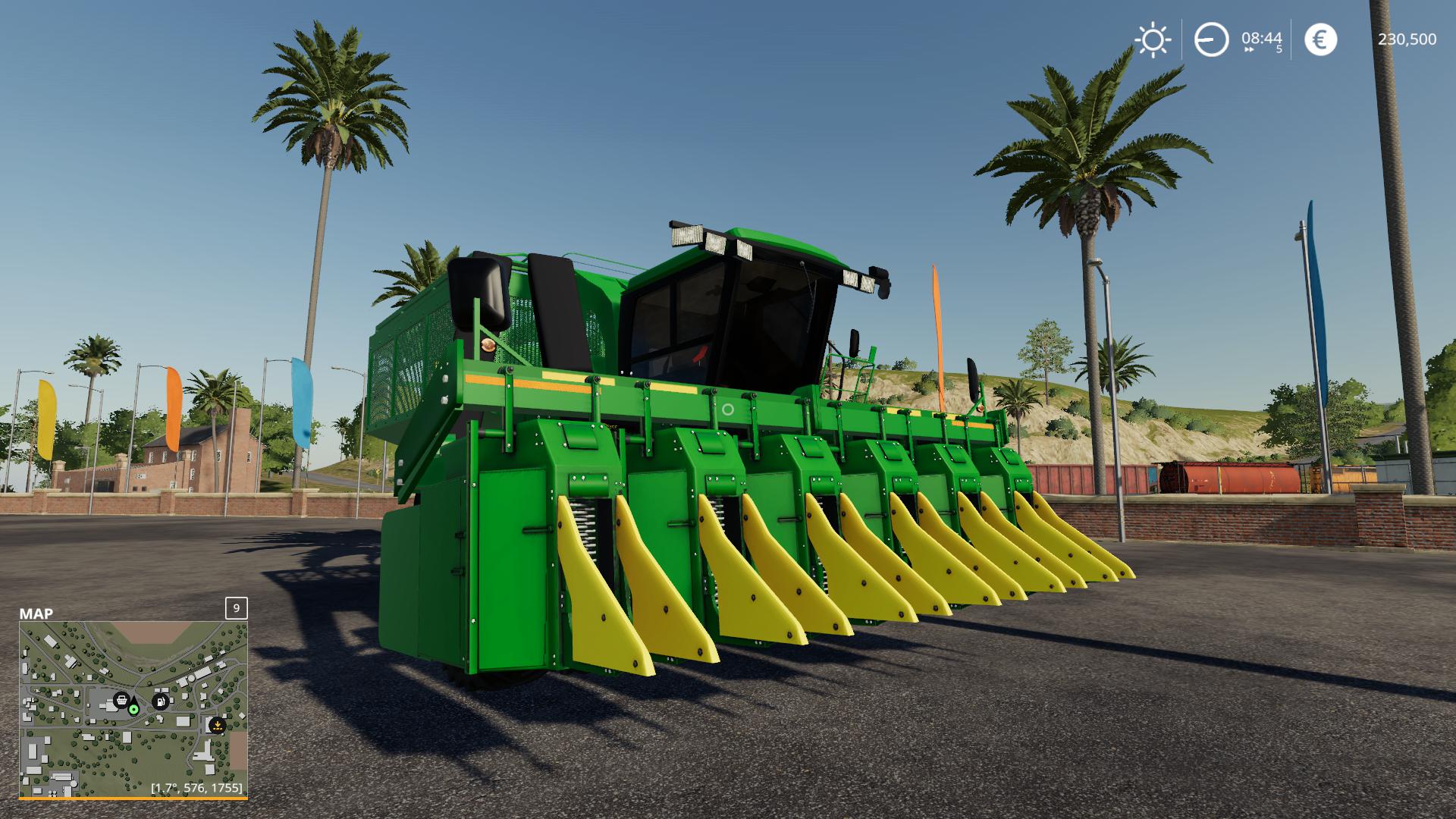 FS19 - John Deere 9965 Cotton Picker 6 Row Convert Beta