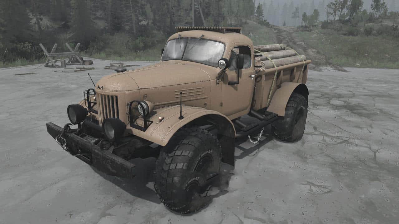 Spintires:Mudrunner - ZiL-157 "Lumberjack" Truck V22.09.19