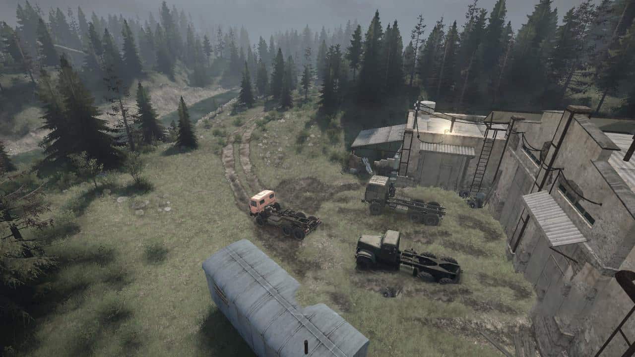 Spintires:Mudrunner - Mountain Streams Map V1
