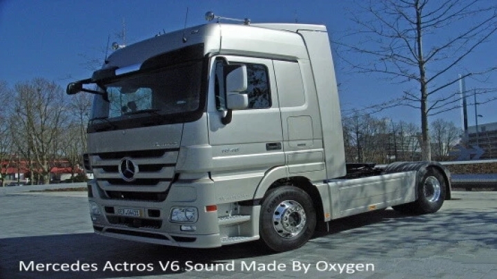 ETS2 - Mercedes Actros V6 Stock Sound V1.0 (1.40.x)