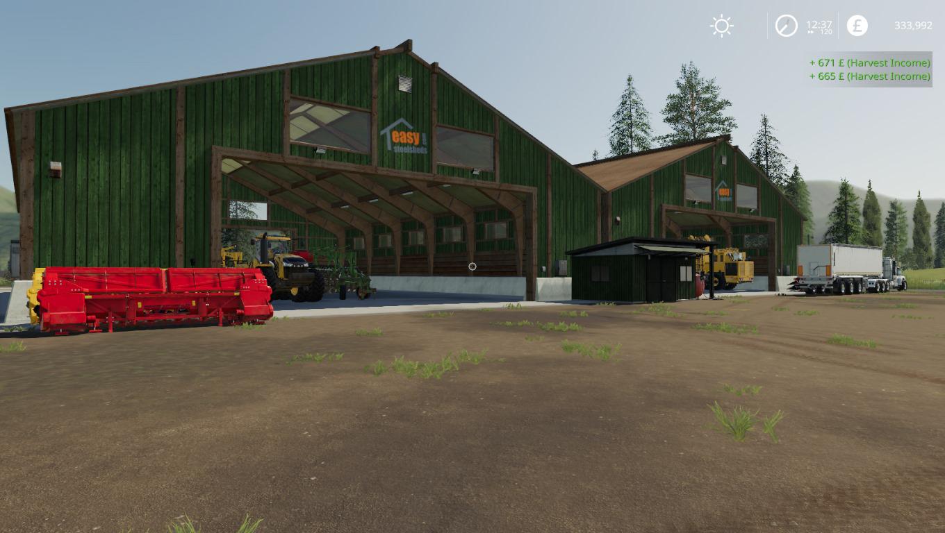 FS19 - Lakeland Vale Placeable Sheds
