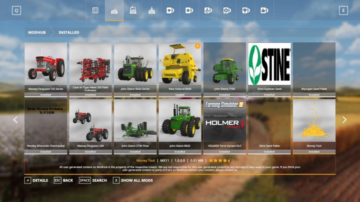 FS19 - My Mod List V2.0