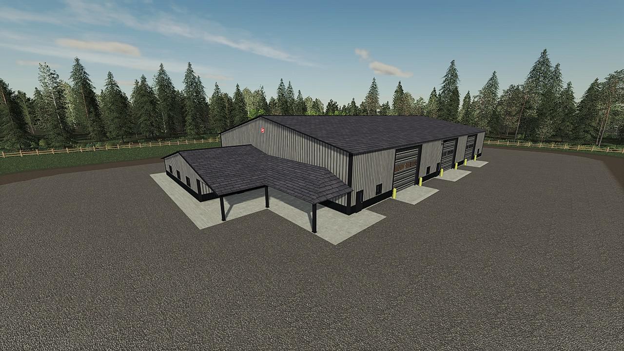 FS19 - GLX Morton Pole Barn 72x160 V1.0