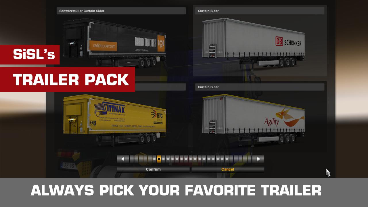 ETS2 - SiSL Trailer Pack V2.2 (1.37 - 1.38)