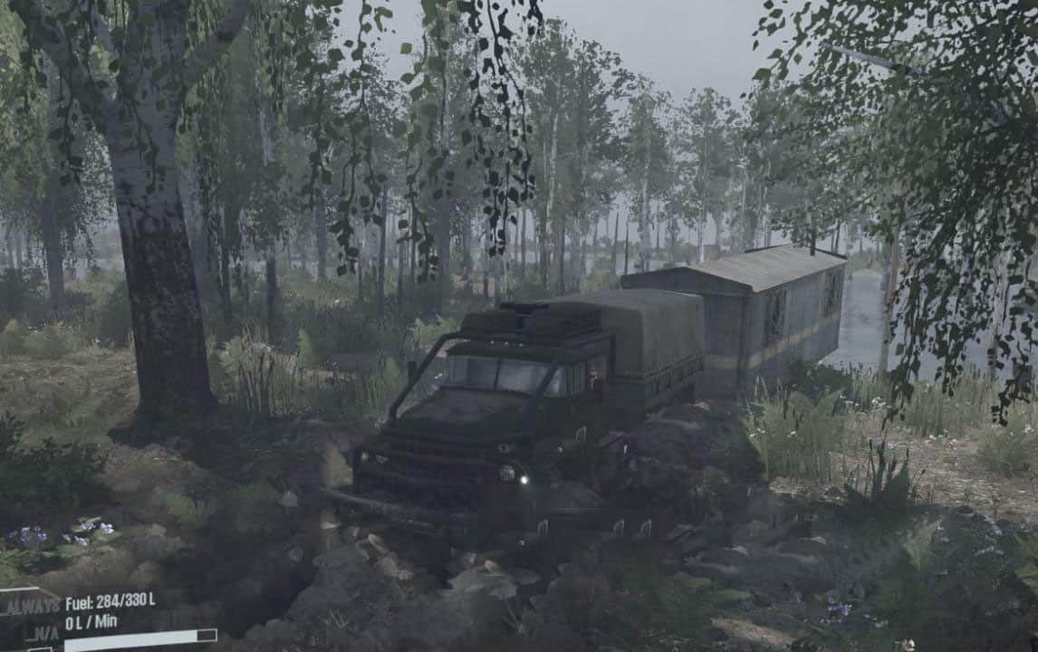 Spintires:Mudrunner - Hell’s Swamp Map V1