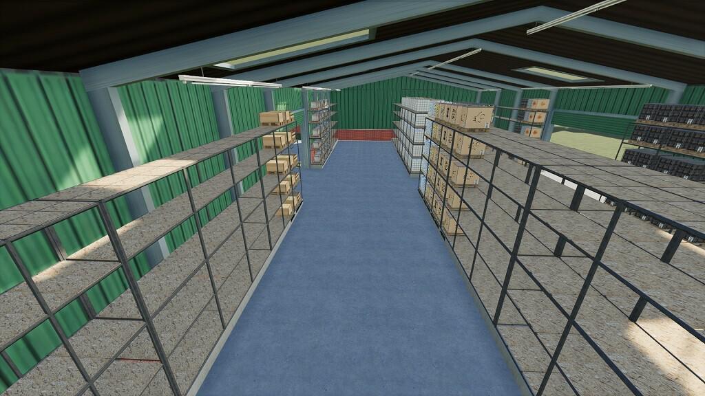 FS19 - Pallets High Shelf Storage V1.0.0.1