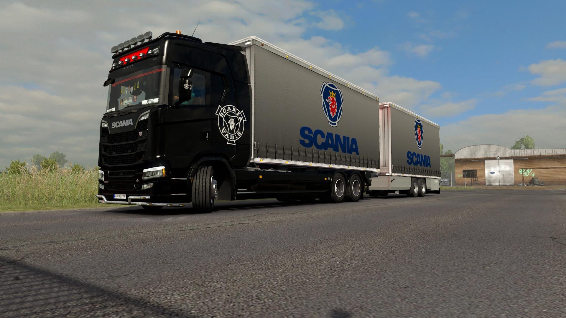 ETS2 - Mix of Nordic Companies Tandem Skin Pack V1.0 (1.36.x)